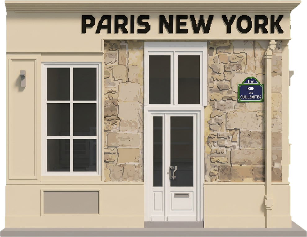 La devanture d’un restaurant PNY.